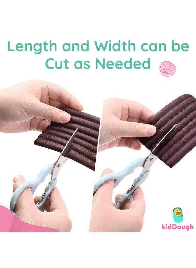 KidDough Baby Proofing Flat Edge Protector - 2 Meters Safety Strip, Furniture Edge Protector, Adjustable Dense Edge Guard For Kids Safety, Highly Shock Absorbant Edge Protector, Baby Safety Products - Image 5