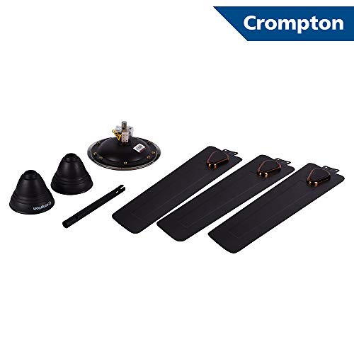 Crompton Super Briz Deco 1200 mm (48 Inch) High Speed Decorative Ceiling Fan (Smoked Brown), Pack Of 1, 4 stars - Image 4