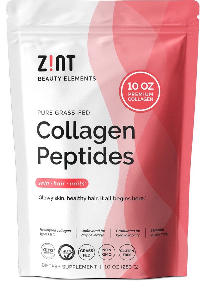 Zint مسحوق بروتين ببتيدات الكولاجين؛ معزز كولاجين طبيعي؛ مكملات مفاصل للرجال والنساء 10 أوقية - Image 1