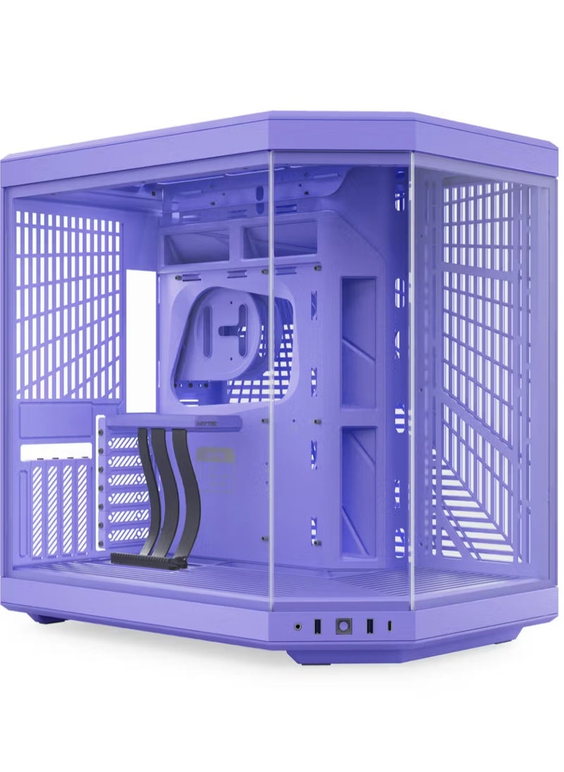HYTE HYTE Y70 Dual-Chamber Mid-Tower ATX Case - Taro Milk  - Image 1