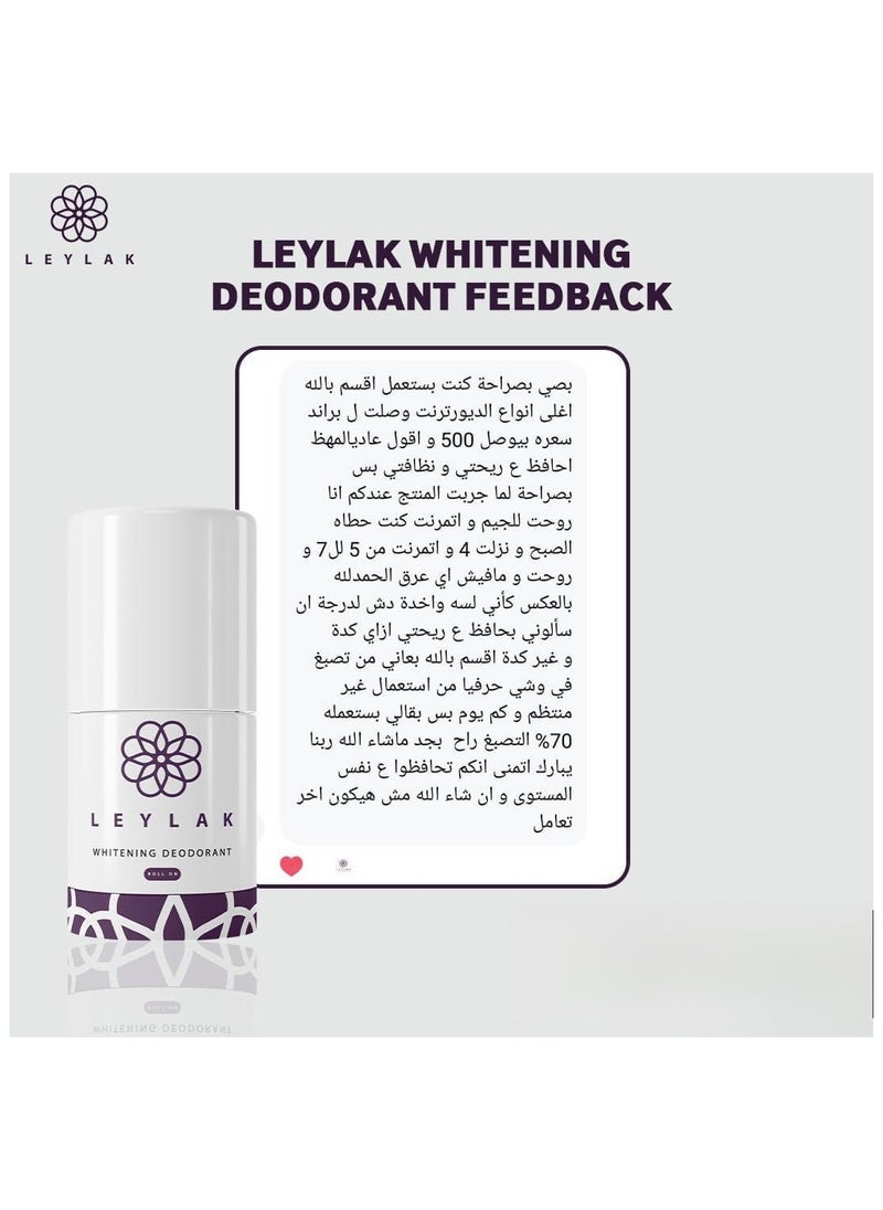 Leylak Leylak WHITENING ROLL ON DEODORANT  - Image 5