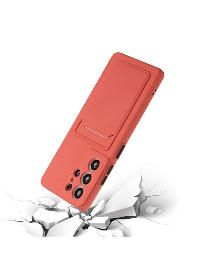 اس-توب جراب لهاتف Samsung Galaxy S22 Ultra 5G بتصميم فتحة بطاقة، جراب هاتف TPU مقاوم للصدمات - Image 4