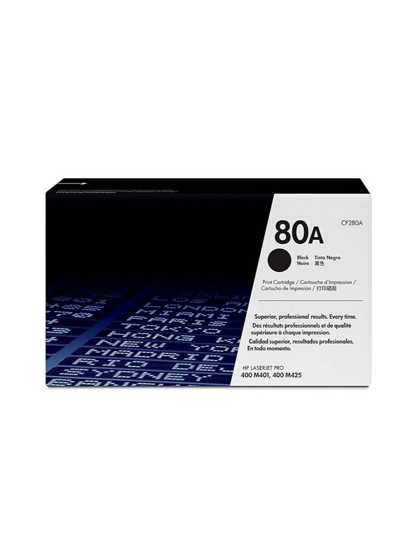 Compatible 80A Printer Toner Cartridge For HP LaserJet Pro M401 M425 BLACK - Image 2