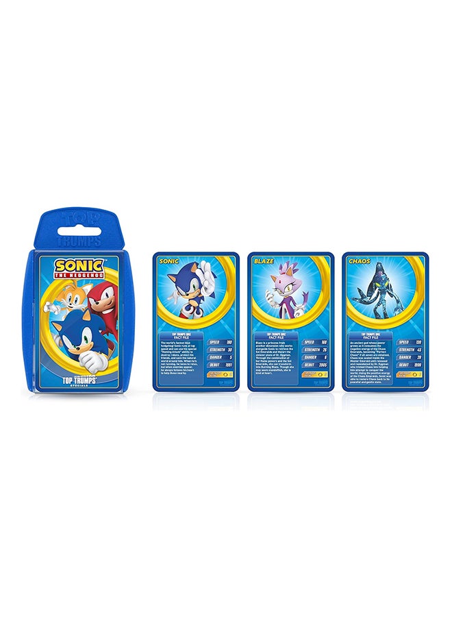 Winning Moves Toptrumps Sonic Card - Image 2