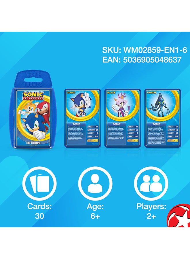 Winning Moves Toptrumps Sonic Card - Image 3