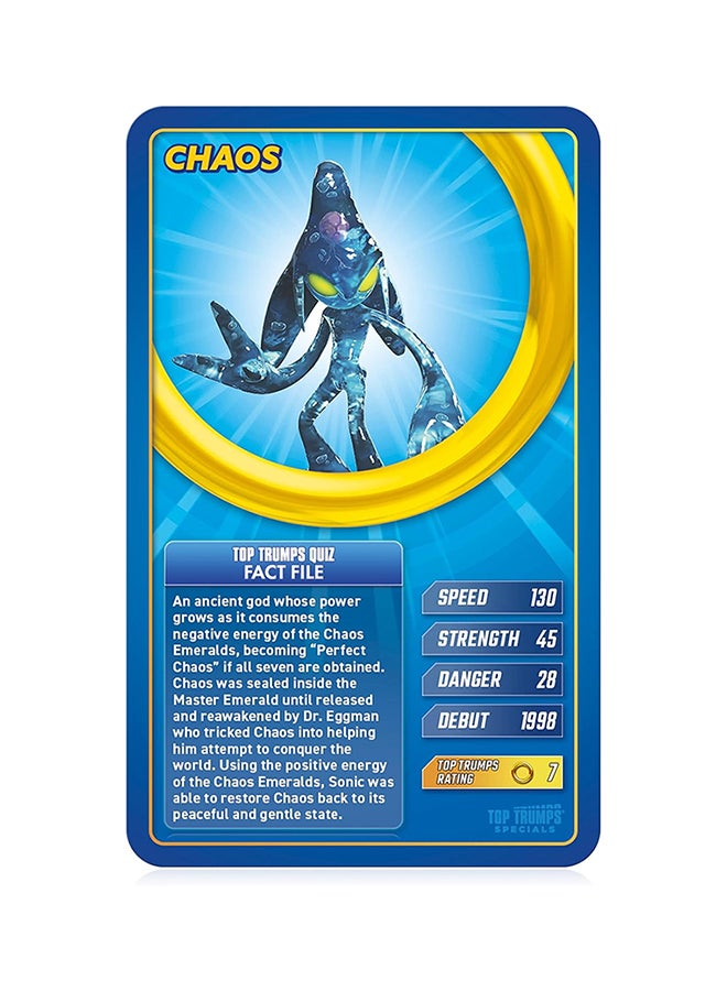 Winning Moves Toptrumps Sonic Card - Image 4