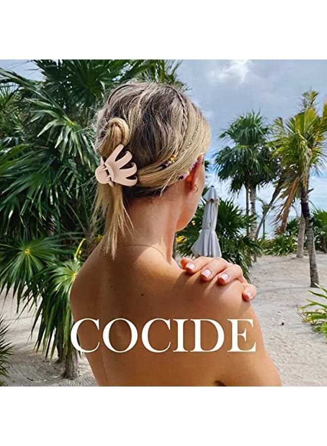 Cocide 4Pcs Hair Claw Clips For Women Acrylic Large Octopus Clip Nonslip Big Spider Hair Claw For Girls Surper Strong Hold Grip Hair Jaw Clip For Thick Hair Accessories For Beach Daily Party 3.1Inch (7) - Image 5