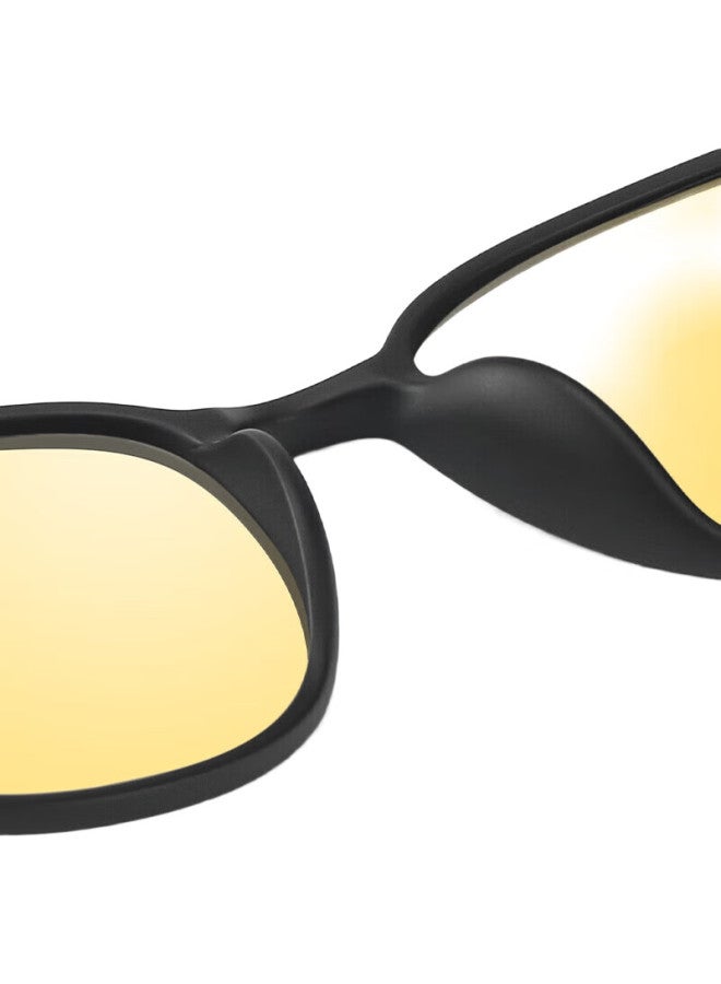 CAPONI Day And Night Dual-Use Ultra-Light Pure Titanium Photochromic Sunglasses Men Women Polarized Sunglasses Driving Special Night Vision Glasses Anti-Glare - Image 2