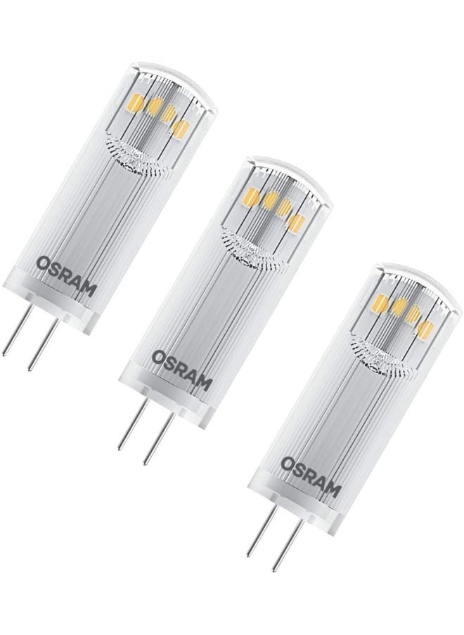 Osram Osram Parathom Led Capsule Lamp 1.8W G4 12V Ac/Dc Warm White (2700K) 200Lm, Energy Saver A++ Atmospheric Accent Lighting Throughout The Home, Ideal For Decorative Applications (Pack Of 3)  - Image 1