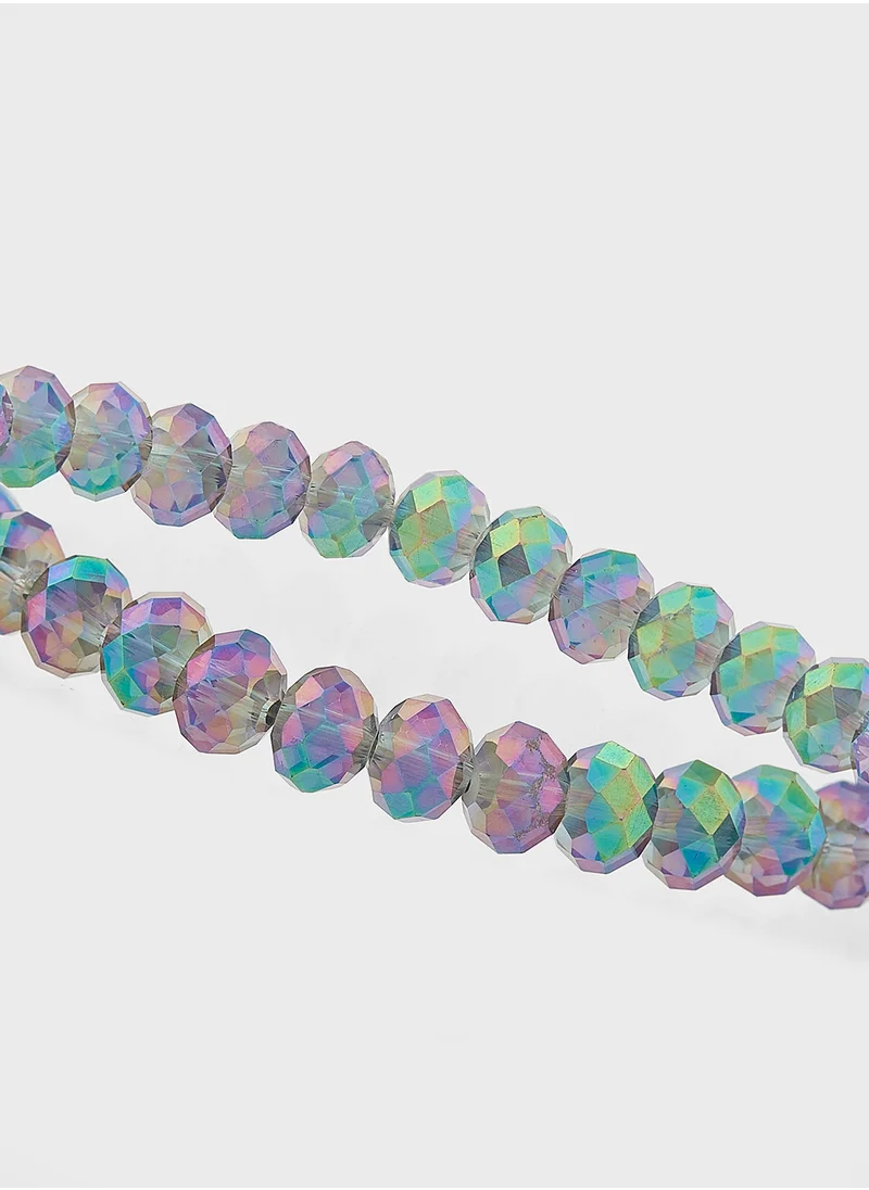 BUCKLEY LONDON Glass Bead Stacker Bracelet
