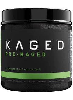 KAGED MUSCLE Kaged Muscle Pre Kaged Pre Workout Powder Fruit Punch 592 gram  - Image 1