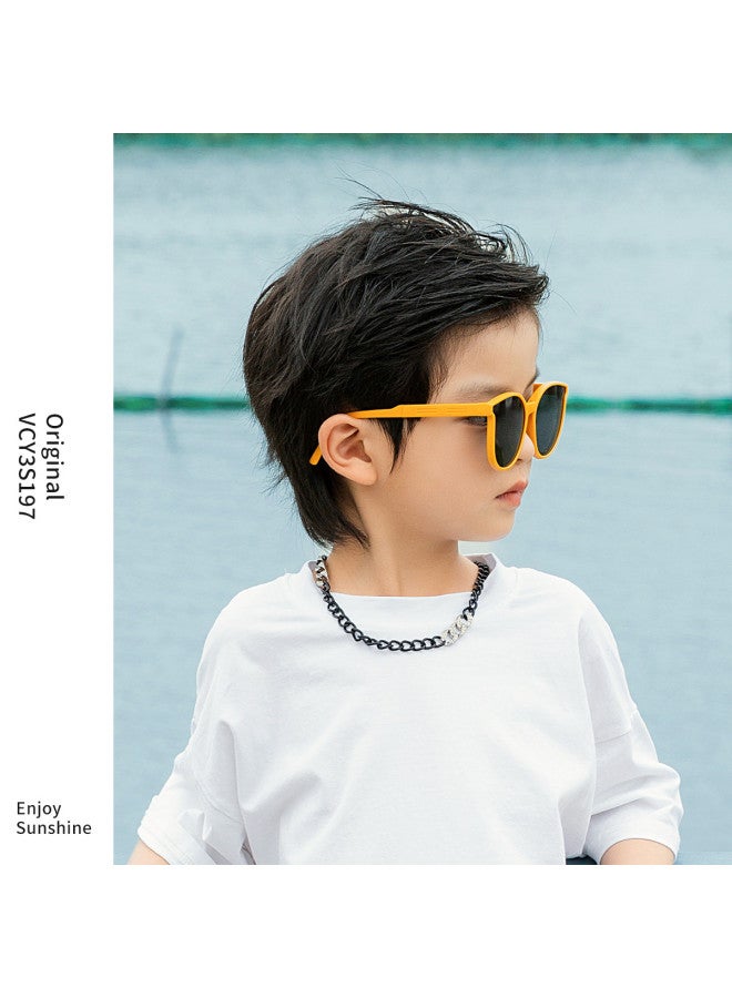 VVC نظارات شمسية للأطفال قابلة للطي - حماية من الأشعة فوق البنفسجية، نظارات شمسية صيفية للجنسين لحماية العين - Image 2