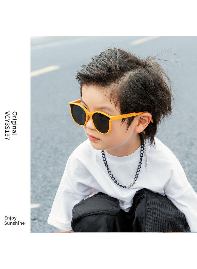 VVC نظارات شمسية للأطفال قابلة للطي - حماية من الأشعة فوق البنفسجية، نظارات شمسية صيفية للجنسين لحماية العين - Image 3