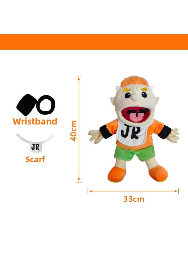 Jeff Hand Doll Toy Mouth Open Funny Plush Toy Zombie Rock Jeff Hand Doll Mouth Can Move With Operating Lever-Color:Junior-Height: 40CM-Weight: 160G-Height:Picture Size - Image 1
