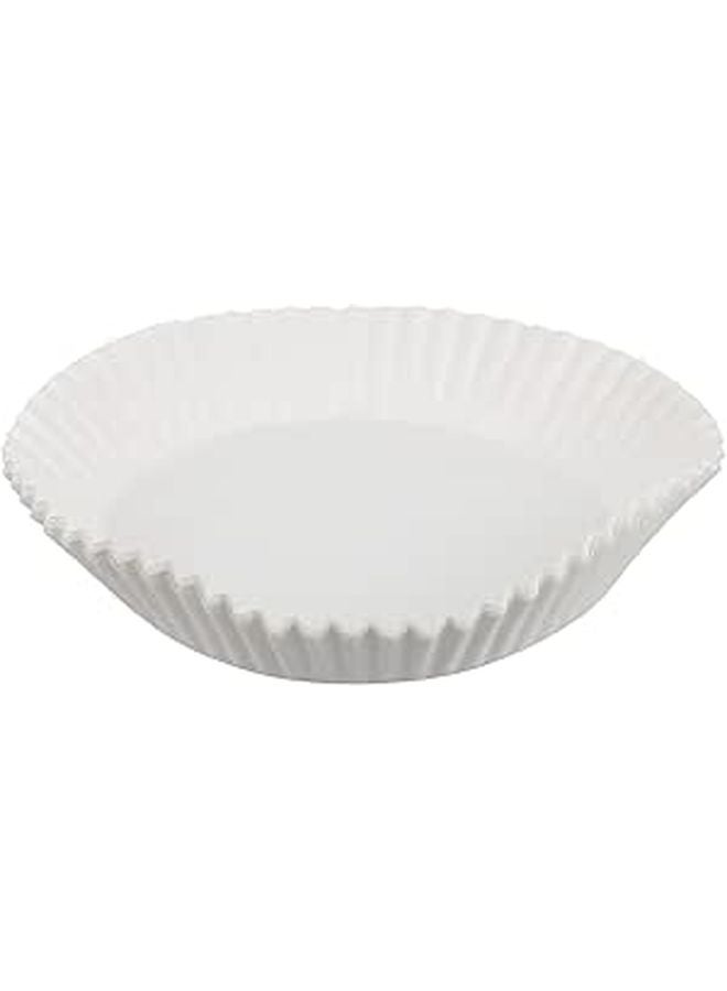 Air Fryer Paper Liners Non Stick Disposable Parchment Sheets 16Cm Diameter 30pcs Oil Absorbing - Image 1