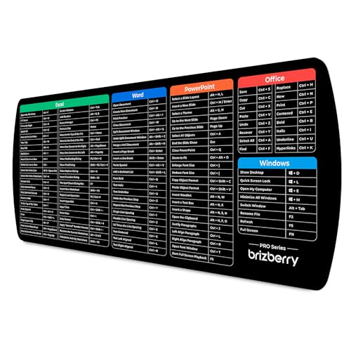ARTBRIZ® Brizberry Extended Mouse Pad, Desk Mat, 740mm x 310mm x 3mm Large Printed Premium Anti Skid Rubber Base for Desktop Laptop Keyboard (DM Design 25) - Image 1