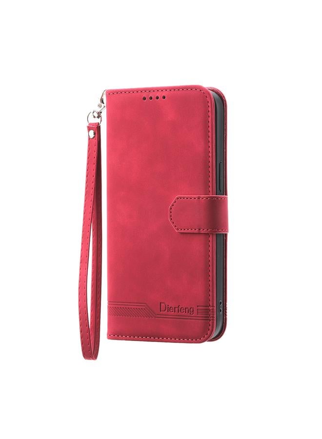 اس-توب جراب لهاتف Motorola Moto G52 4G/G82 5G/G71S Dierfeng Dream Line مصنوع من مادة TPU + جلد PU - Image 2