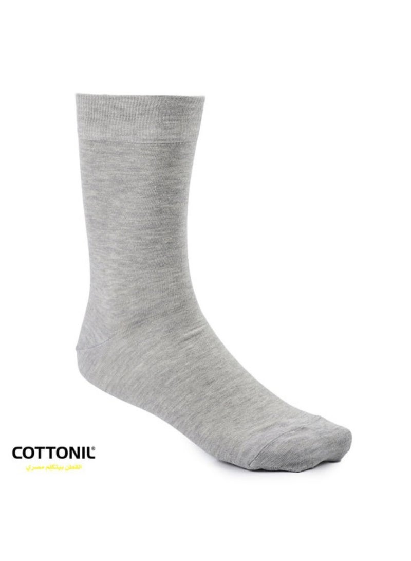 COTTONIL Pack of 4 Cotton Casual Dress Classic Socks for Men  - Image 4