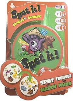 Asmodee Asmodee Game Spot It! Junior Animals Card Game | Game For Kids | Preschool Age 4+ | 2 to 5 Players | Average Playtime 10 minutes 