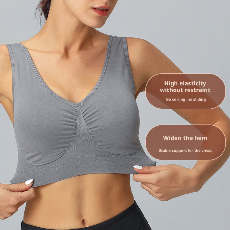 Women's Plus Size Seamless Sports Bra - Image 2