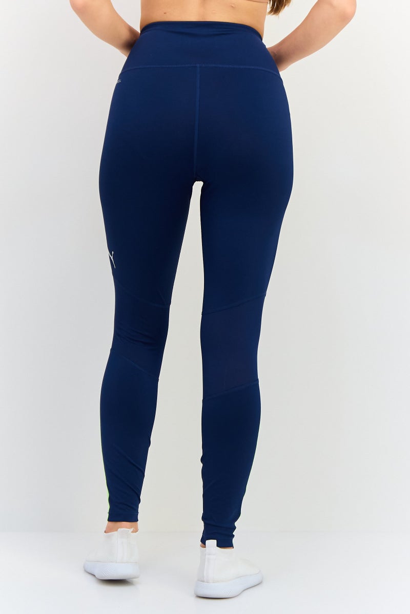 PUMA Women Sportswear Fit Pull On Training Leggings, Navy - Image 3