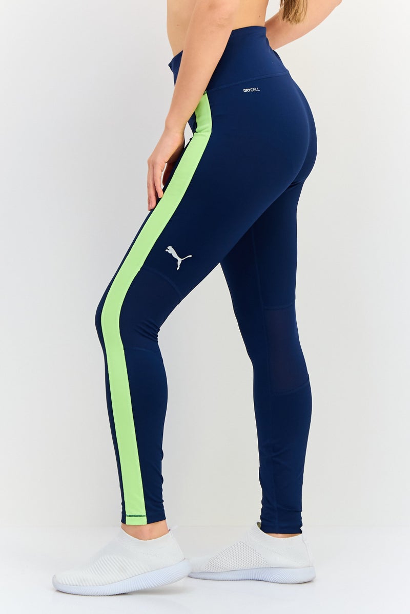 PUMA Women Sportswear Fit Pull On Training Leggings, Navy - Image 4