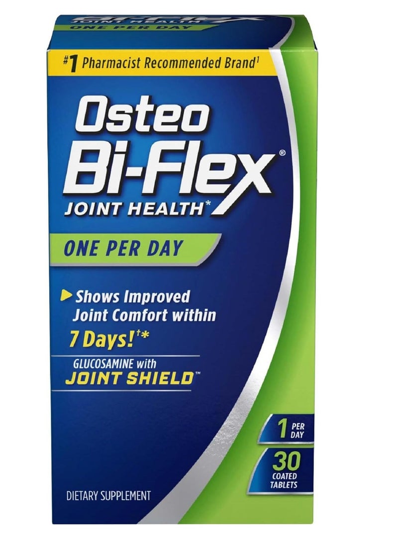 Osteo Bi-Flex One Per Day, Glucosamine Joint Health Supplement 30 Coated Tablets  - Image 1