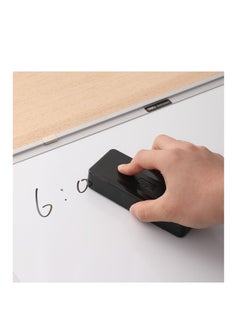 Deli 12-Piece Magnetic White Board Eraser Black  - Image 2