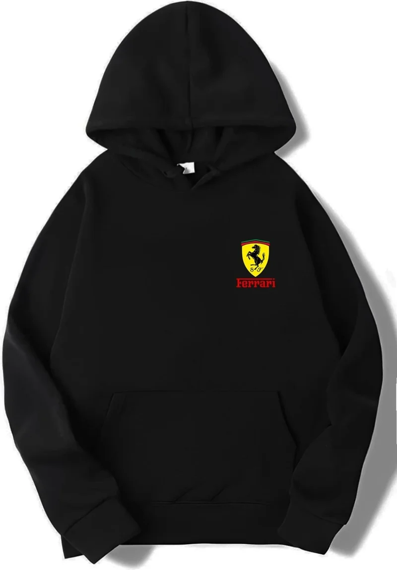 بي ار زد كولكشن Unisex Oversize Ferrari 812 Superfast Hoodie