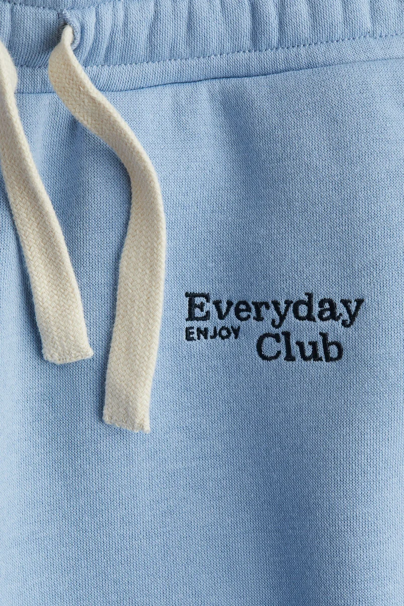 H&M Embroidery-detail joggers