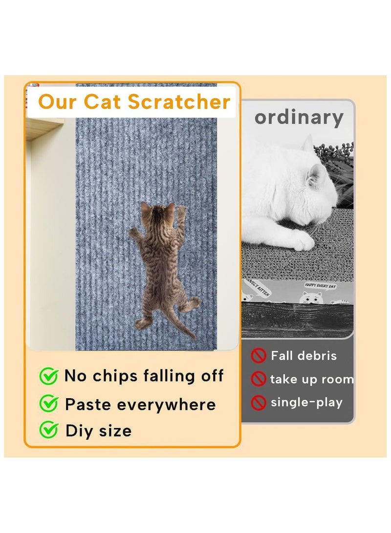 Anna 30x100CM DIY Self-Adhesive Cat Climbing and Scratching Protector for Furniture, Sofas, Walls, and Carpets - Image 3