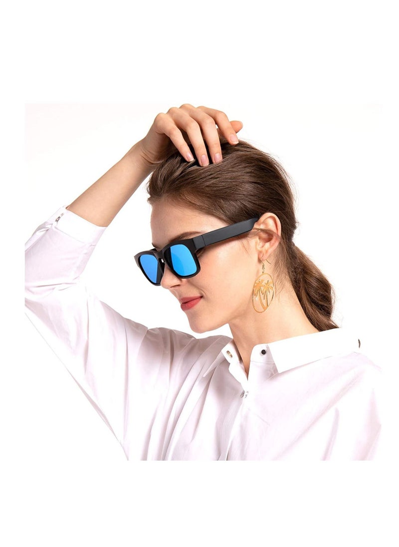 Smart Glasses Wireless Bluetooth 5.0 Sunglasses IP7 Waterproof Blue