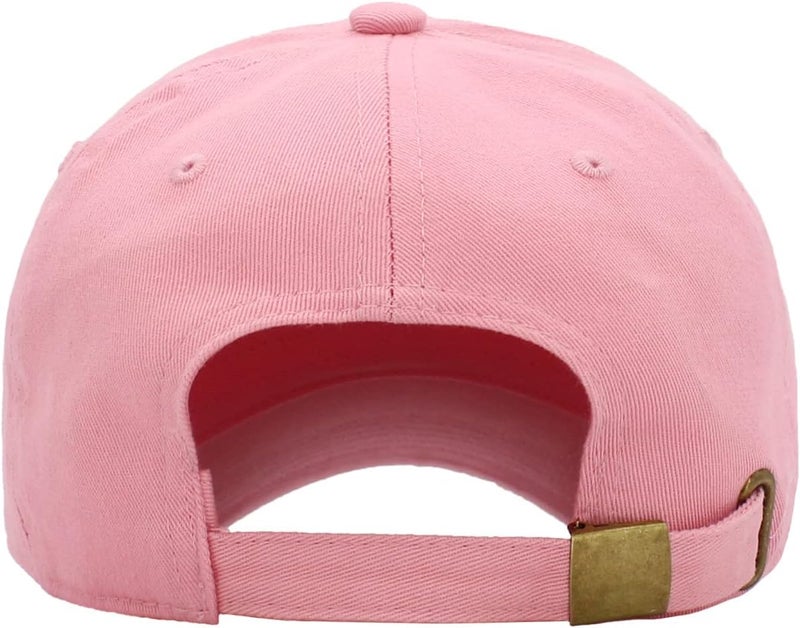 KBETHOS Classic Unisex Cotton Adjustable Low Crown Baseball Cap – Plain Dad Hat - Image 3