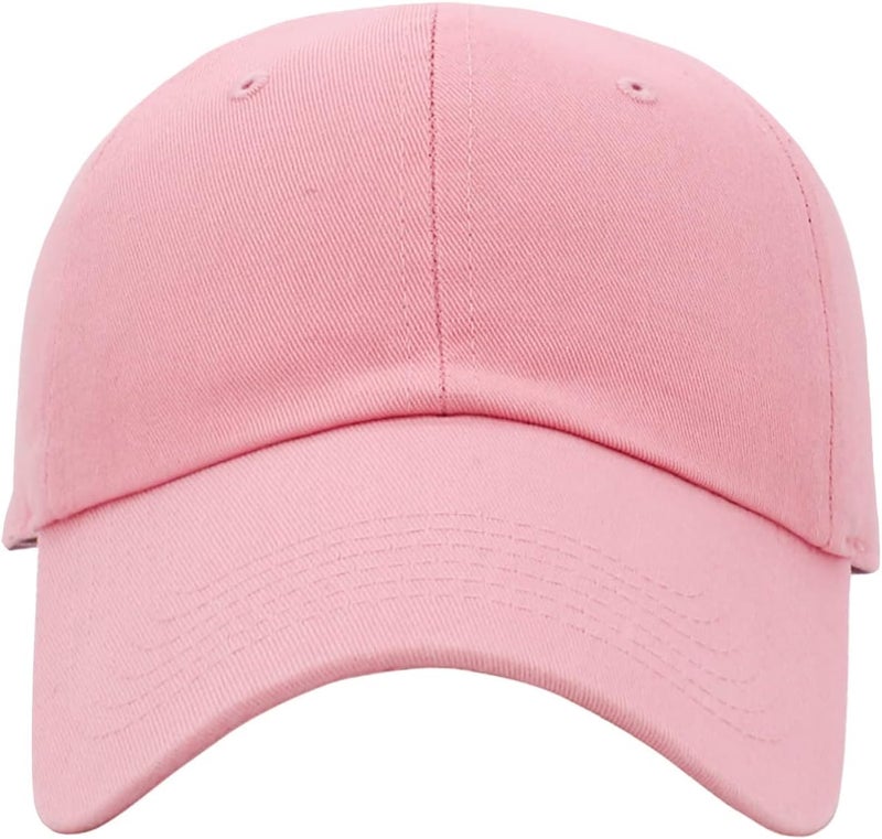KBETHOS Classic Unisex Cotton Adjustable Low Crown Baseball Cap – Plain Dad Hat - Image 2