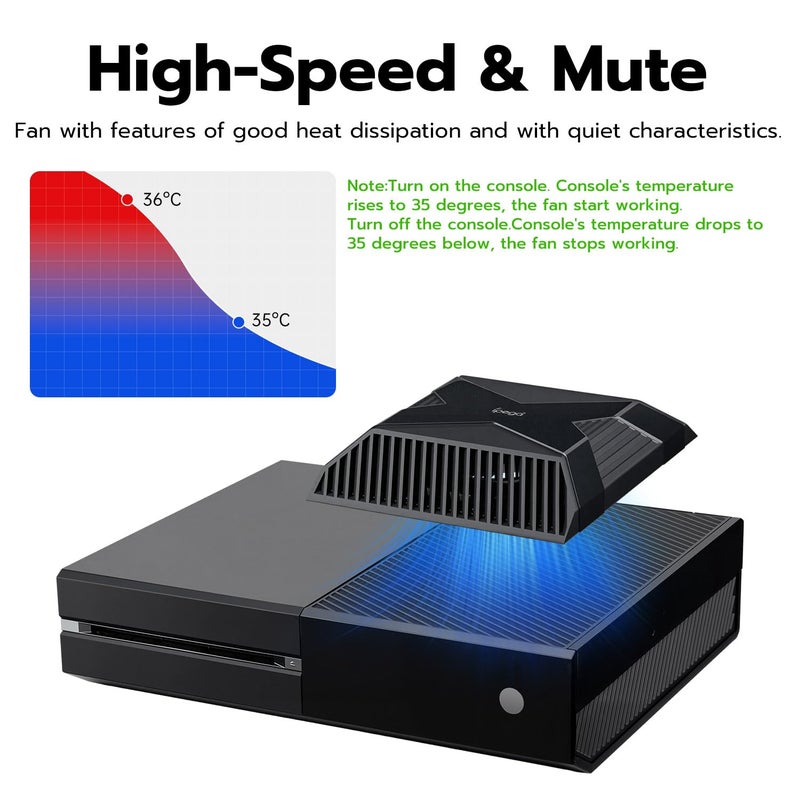 Gam3Gear Ipega Auto Sensing Cooling Fan for Xbox One - Image 3
