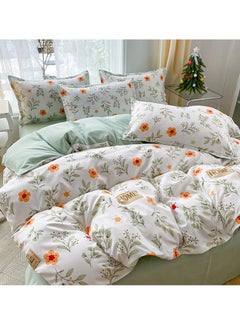 GUDOO 4 Piece King Size/Single Size Bedding Printed Luxury Printed Duvet Cover Comforter Set Cotton Multicolour High Cotton Quality Bedding Set Kids' Duvet Covers 200 x 230 cm  - Image 1