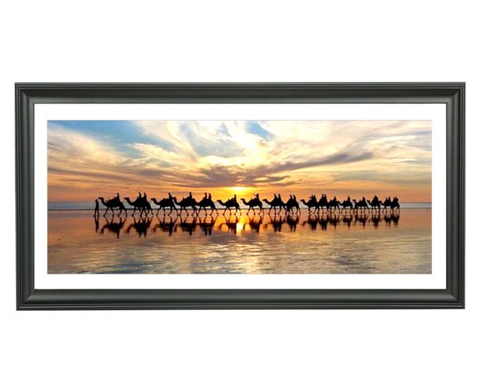 10X22 PANORAMIC PICTURE FRAMES SOLID WOOD DISPLAYS 8X20 WITH MAT OR 10X22 INCH WITHOUT MAT POSTER FRAME 10X22 PHOTO FRAMES FAMILY WALL 8X20 PICTURE FRAME BLACKLMKB1022