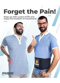 Sparthos Back Brace For Lower Back Pain - Immediate Relief From Sciatica, Herniated Disc, Scoliosis - Breathable Design With Lumbar Support Pad - For Home & Lifting At Work - For Men & Women - (Xl)  - Image 2