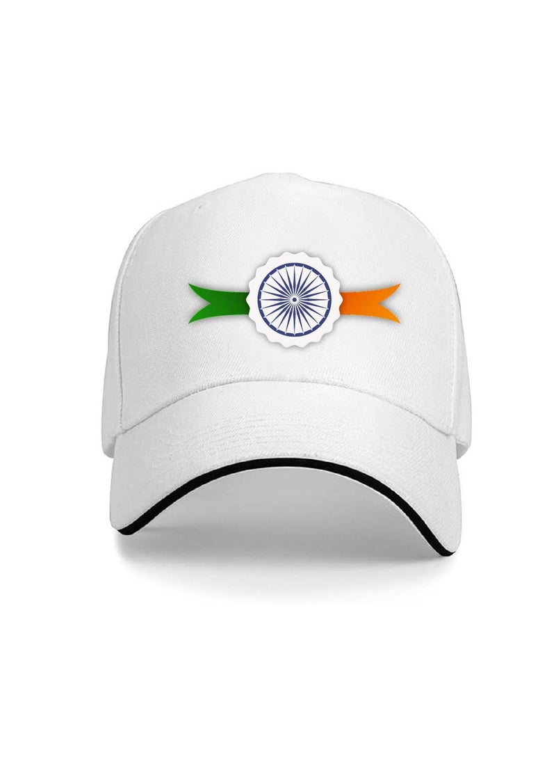 India Independence Day Baseball Cap for Men and Women with Metal Adjustable Buckle Closure – Perfect for Celebrating Independence Day – Great Accessory for Sporting Events - Image 1