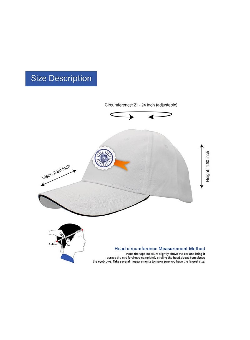 India Independence Day Baseball Cap for Men and Women with Metal Adjustable Buckle Closure – Perfect for Celebrating Independence Day – Great Accessory for Sporting Events - Image 5