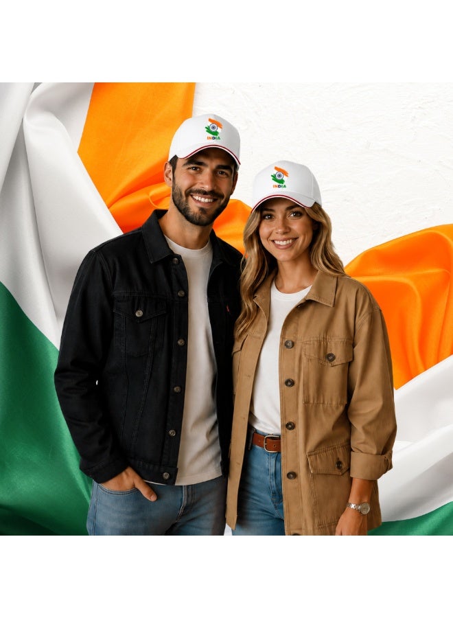 India Independence Day Baseball Cap for Men and Women with Metal Adjustable Buckle Closure – Perfect for Celebrating Independence Day – Great Accessory for Sporting Events - Image 2