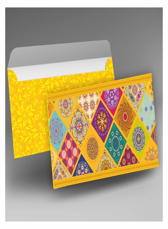 Anne Print Solutions مجموعة فاخرة من 30 مظروفًا لتقديم الهدايا النقدية، مظاريف نقود زفاف أنيقة، مناسبة لمناسبات ديوالي، راخي، الخطوبة، الذكرى السنوية، والاحتفالات. - Image 4