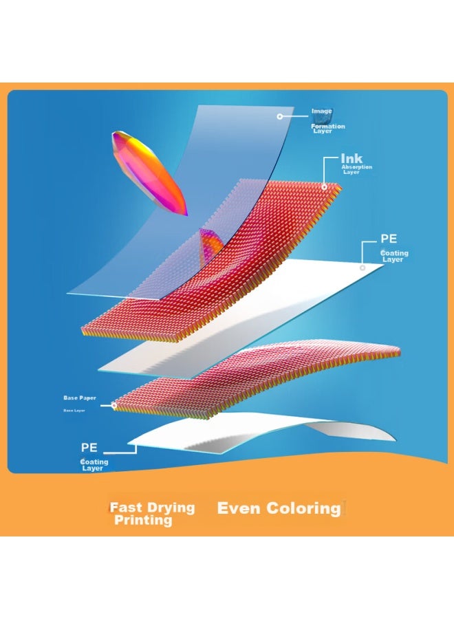 Deli 5-inch 230g High Gloss Photo Paper, Color Inkjet Printing Paper, High Gloss Photo Paper, 100 Sheets/box, Zx005 - Image 5