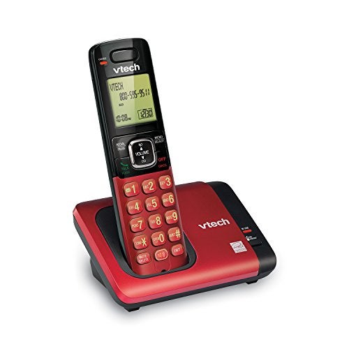 VTech CS671916 DECT 60 Phone with Caller IDCall Waiting 1 Cordless Handset Red - Image 1