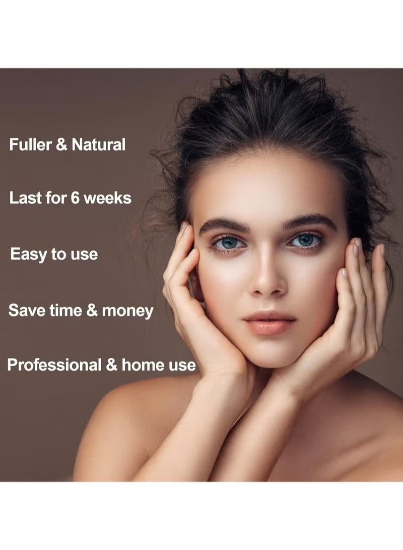 ICONSIGN 2-In-1 Eyelash & Eyebrow Kit, Professional Lash & Brow Color Kit, Lasting for 6 Weeks DIY Hair Coloring for Salon Home Use 7ml (Black) - Image 4