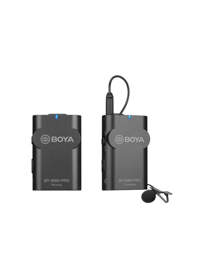 BOYA BY-WM4 PRO Digital Camera-Mount Wireless Omni Lavalier Microphone System for Cameras and Smartphones (2.4 GHz) - Image 1