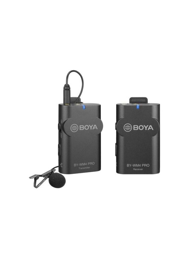 BOYA BY-WM4 PRO Digital Camera-Mount Wireless Omni Lavalier Microphone System for Cameras and Smartphones (2.4 GHz) - Image 2