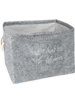 Multipurpose Storage Box Bag Felt Handle Organizer Mini 25X20X18