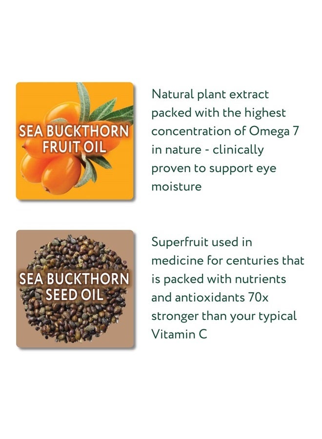 eyetamins Dry Eye Comfort - 60 Softgels - Ophthalmologist - Formulated, Natural - Himalayan Sea Buckthorn Oil - Vegan and Non-GMO Formula  - Image 4