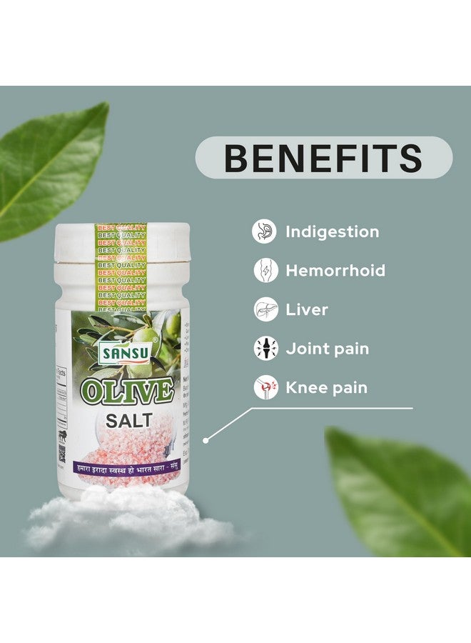 Sansu Organic Olive Salt 50g | Jaitoon Ka Namak | Zaitoon Salt | Ayurvedic | Pure & Natural. - Image 2